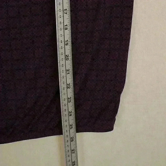 GEORGE ladies‎ blouse XL purple with black designs - Picture 7 of 10
